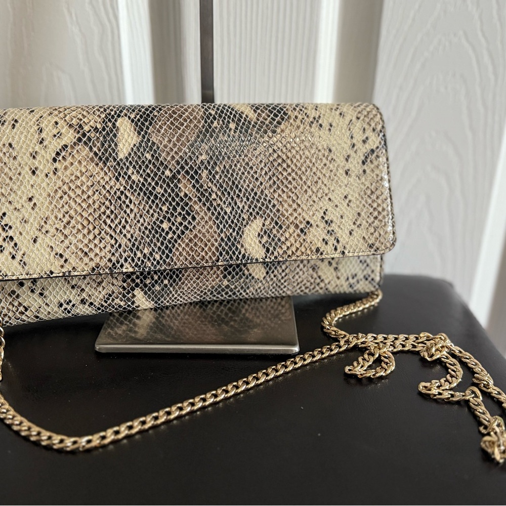 Nordstrom Selena Snakeskin Chain Bag